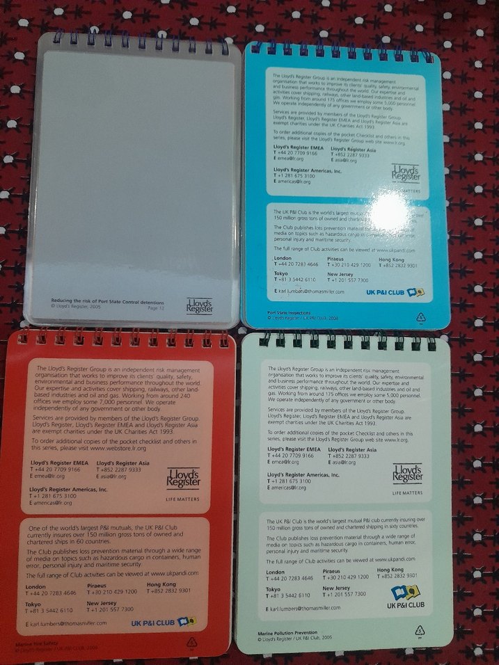 Deniz Yangın Güvenliği ve Liman Devri Kontrolü Cep l Listeleri - Görsel 2