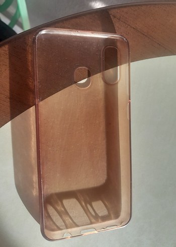 Bej Şeffaf Parlak Samsung A30 Telefon Kılıfı - Görsel 3