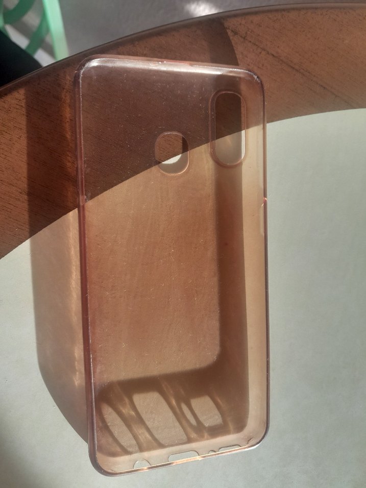 Bej Şeffaf Parlak Samsung A30 Telefon Kılıfı - Görsel 3