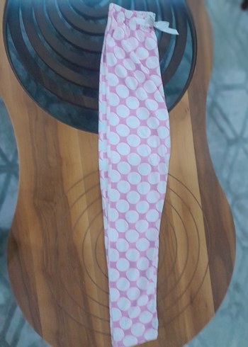 Kızlar için Pembe Puantiyeli Pijama altı. - Görsel 3