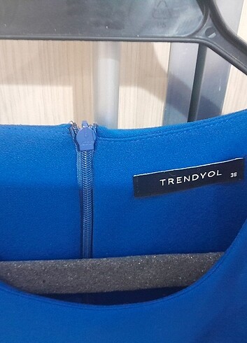 s Beden mavi Renk Trendyol bayan elbise
