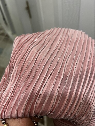 Koton Toz pembe kısa elbise