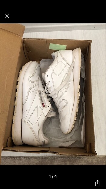 Reebok beyaz kadın spor ayakkabısı