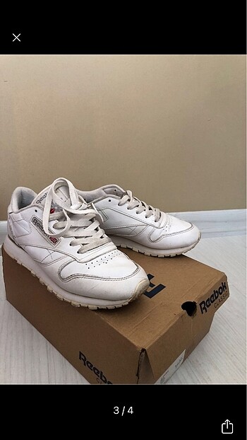 Reebok Reebok beyaz kadın spor ayakkabısı