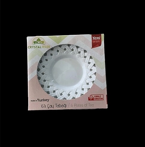 Diğer 6 lı Plastik çay tabağı