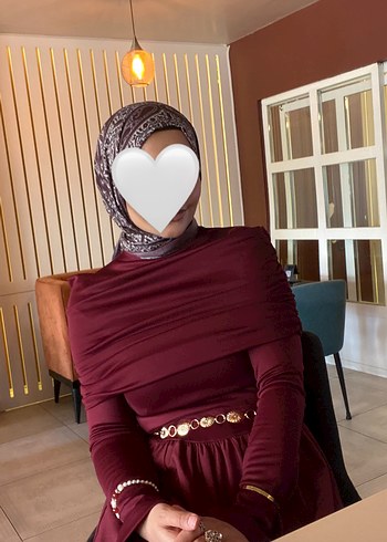 Diğer Bordo elbise