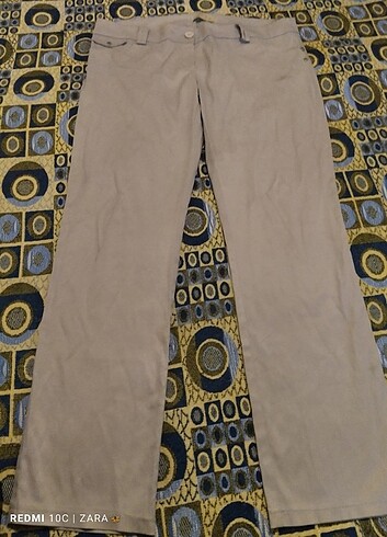 48 Beden gri Renk Kadın kumaş pantolon 