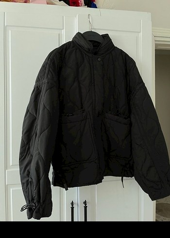 Düğmeli Siyah Kadın Midi Ceket - Görsel 2