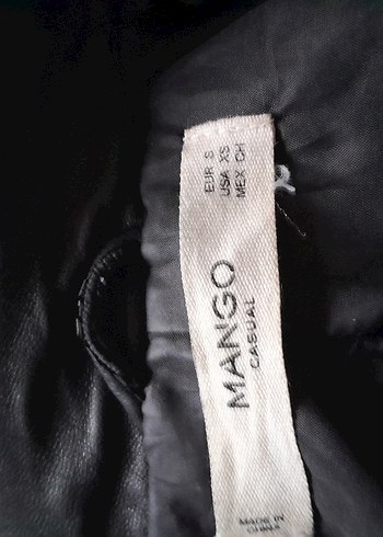 Siyah Kadın Deri Biker Ceket - Görsel 5