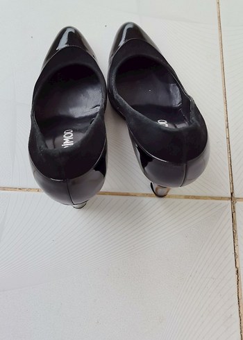 DERİMOD Siyah Platform Topuklu Kadın Stiletto - Görsel 3