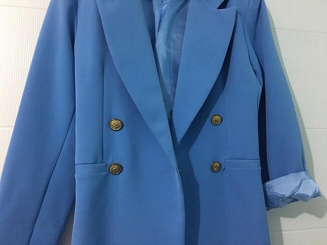 m Beden mavi Renk Blazer Ceket