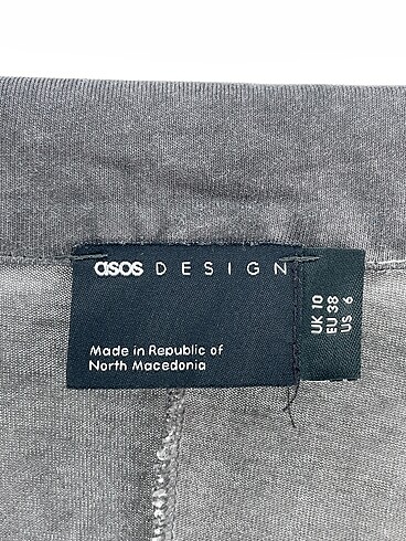 38 Beden gri Renk Asos Uzun Tulum %70 İndirimli.