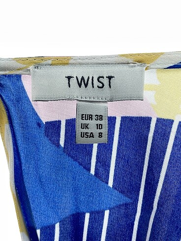 38 Beden çeşitli Renk Twist Günlük Elbise %70 İndirimli.