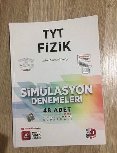 3D TYT FİZİK DENEMESİ YKS TYT AYT