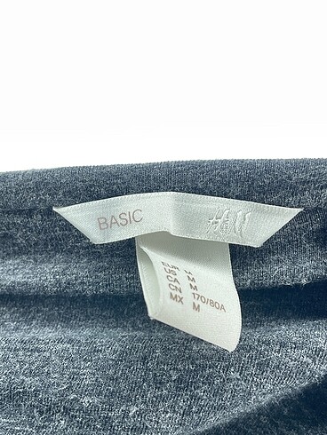 m Beden gri Renk H&M Bluz %70 İndirimli.
