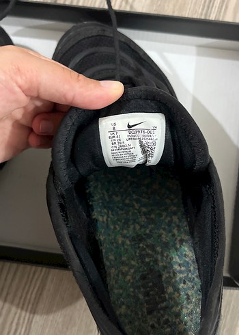 41 Beden siyah Renk Nike Air Max Terrascape 97 Erkek Siyah Spor Ayakkabı
