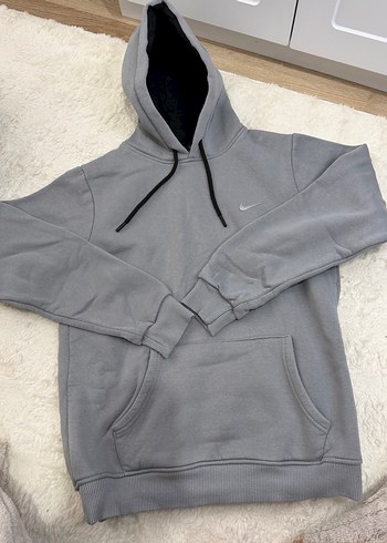Nike Gri Kapusonlu Sweatshirt