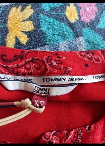 xs Beden kırmızı Renk Tommy Hilfiger elbise