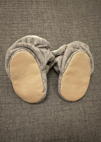 Gri Bebek patiği, Yumuşak Kumaşlı - Görsel 3