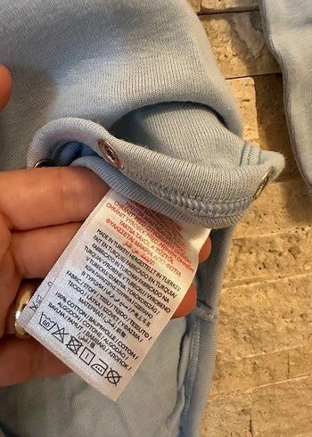 GANT Uzun Kollu Gri Bebek Body - Görsel 5