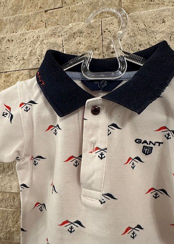GANT Baskılı Pamuklu Erkek Bebek Body - Görsel 2