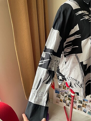 m Beden çeşitli Renk Twist Oversize Gömlek