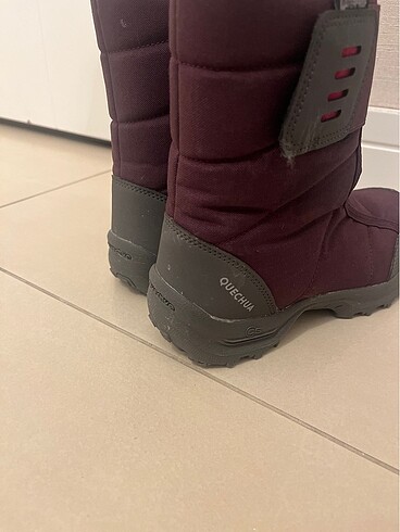 35 Beden bordo Renk Decathlon Quechua Su Geçirmez Kar Botu