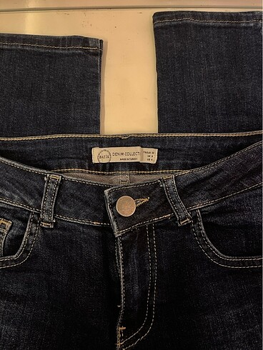 36 Beden lacivert Renk Pantolon Vintage