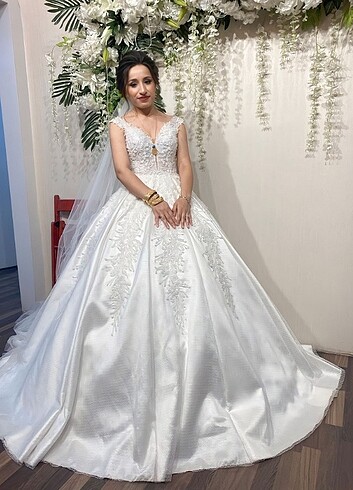Prenses model gelinlik
