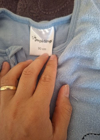 mavi Nakışlı Çocuk Uyku Tulumu - Görsel 3