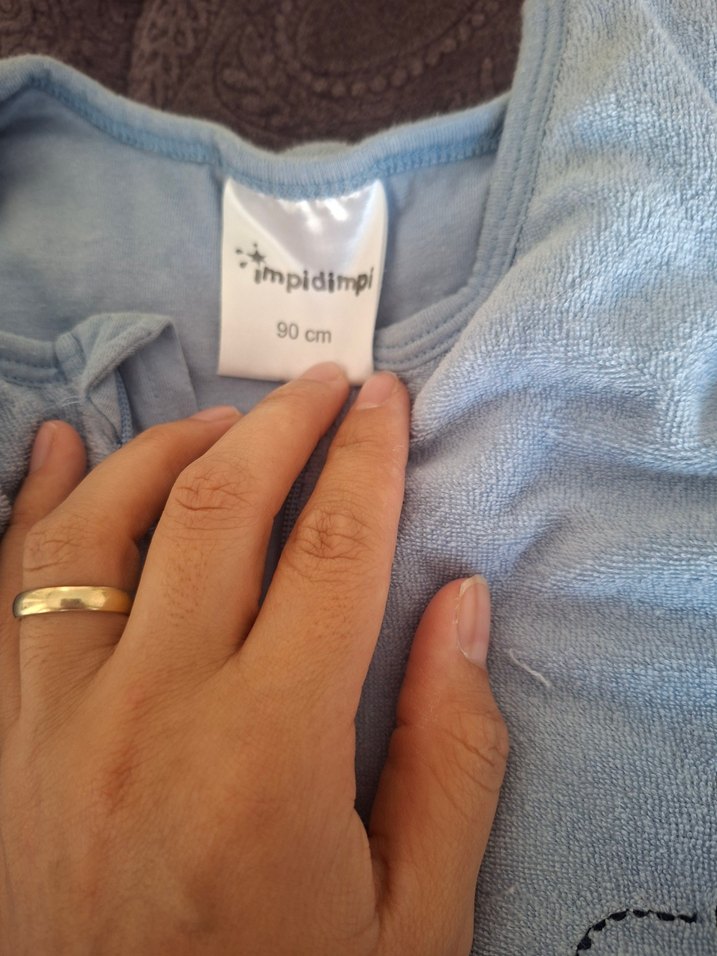 mavi Nakışlı Çocuk Uyku Tulumu - Görsel 3