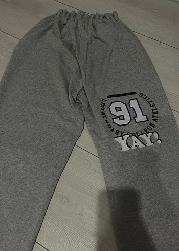 Gri Baskılı Kadın Eşofman Altı - Görsel 3