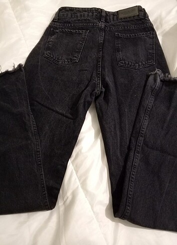 Diğer Bel dekolteli baggy kot pantolon