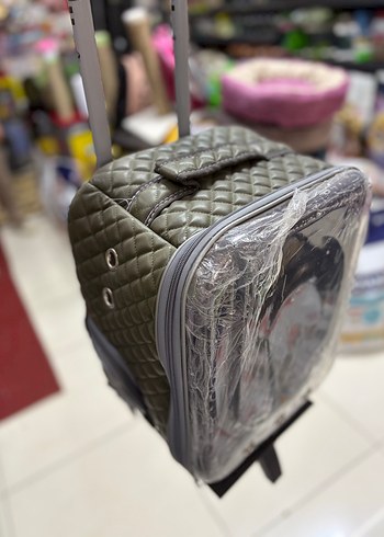 Beden Renk Tekerlekli Kedi Taşıma Çantası