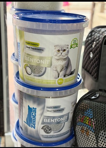 Bentonit Topaklanan Kedi Kumu 18 L