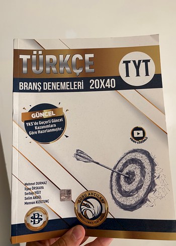 TYT Türkçe Branş Denemeleri Kitabı 20x40
