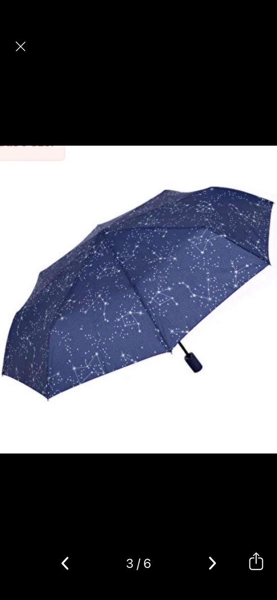 Yıldız takımları otomatik şemsiye - Görsel 2