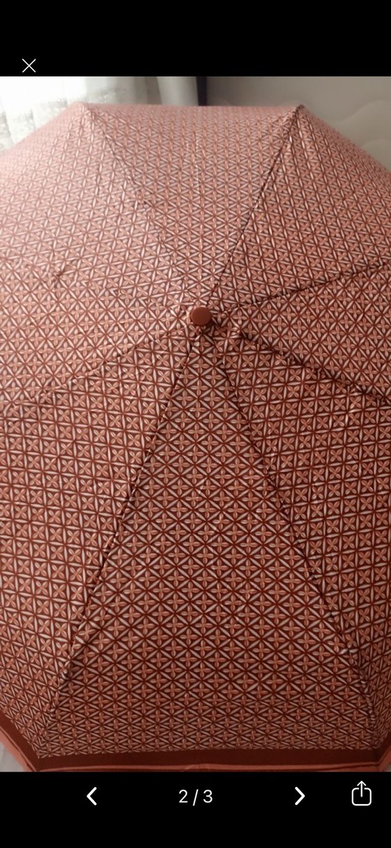 Kahverengi Kemerli Kadın Şemsiye - Görsel 2