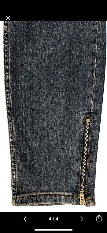 38 Beden mavi Renk Jean pantolon