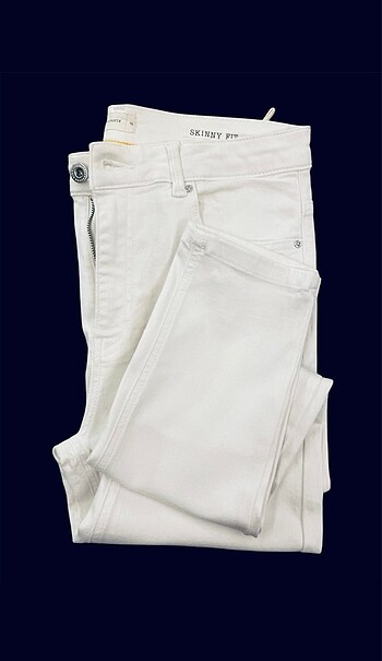 Beyaz skinny denim - Görsel 3