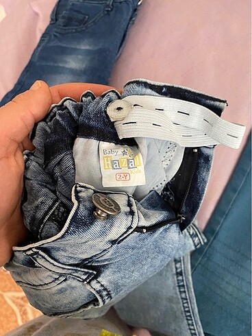 12-18 Ay Beden mavi Renk LCW çocuk jean pantolon
