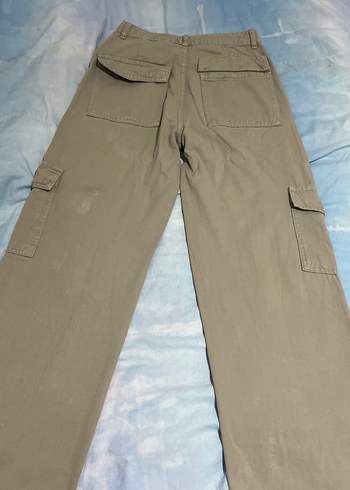 Addax Yeşil Kargo Pantolon Geniş Paça