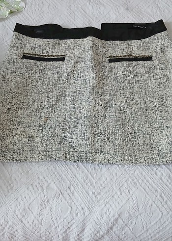 Home Store Gri Kadın Kumaş Pantolon Midi Boy