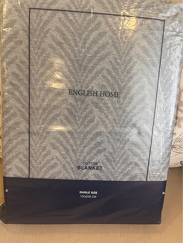English Home English home tek kişilik battaniye