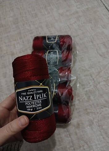 Rengarenk polyester makrome iplerimiz - Görsel 5