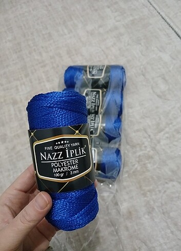 Rengarenk polyester makrome iplerimiz - Görsel 7
