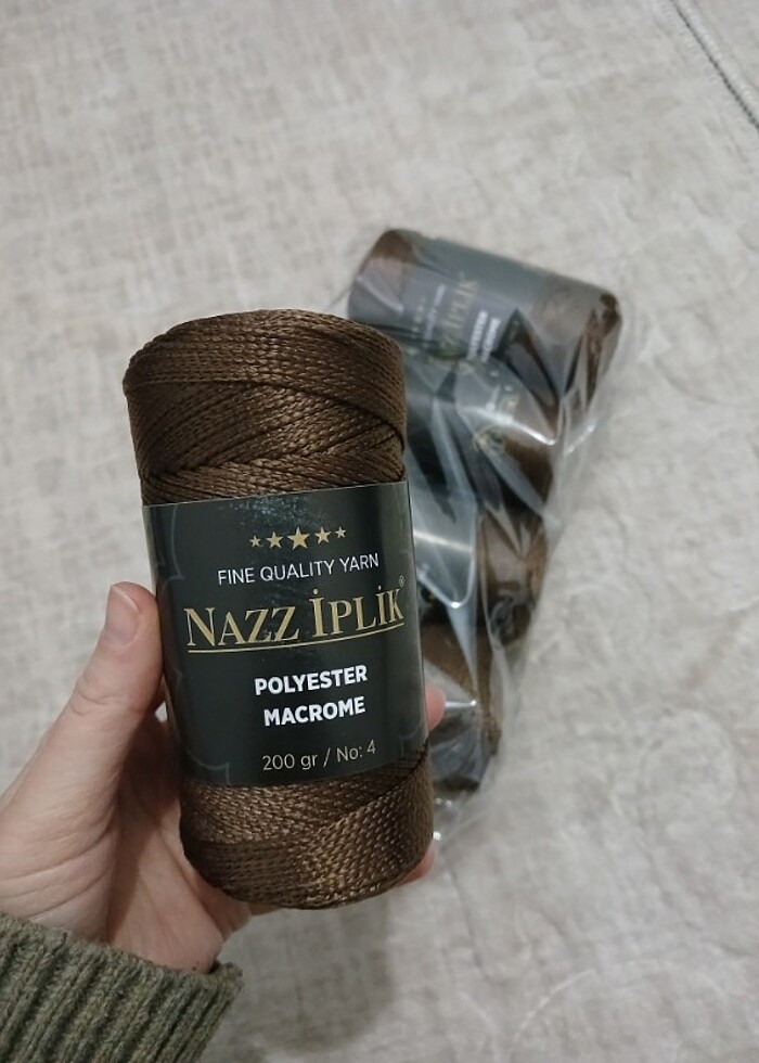Rengarenk polyester makrome iplerimiz - Görsel 2