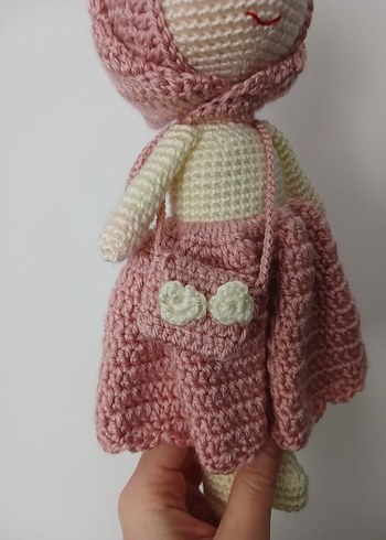 El Örgüsü Pembe Bebek Oyuncak - Görsel 3