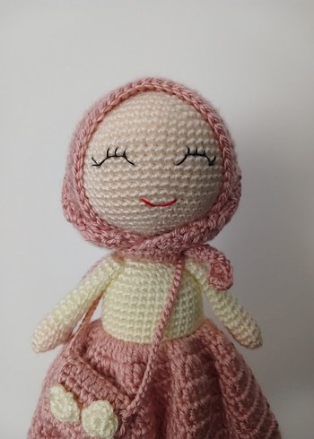 El Örgüsü Pembe Bebek Oyuncak - Görsel 5
