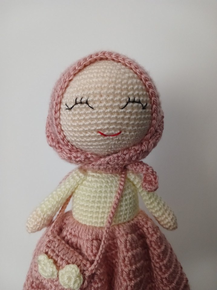 El Örgüsü Pembe Bebek Oyuncak - Görsel 5